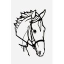 Ver imagem 1 de Painel para Parede Cara de Cavalo Artesanal Ferro