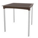 Ver imagem 4 de Mesa de Jantar em Rattan Pés em Alumínio Atto Marrom/Chocolate
