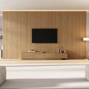 Ver imagem 2 de Rack Extensível com Painel TV 86 Polegadas Planejado 400x250cm Aruá CabeCasa MadeiraOriginals Marrom