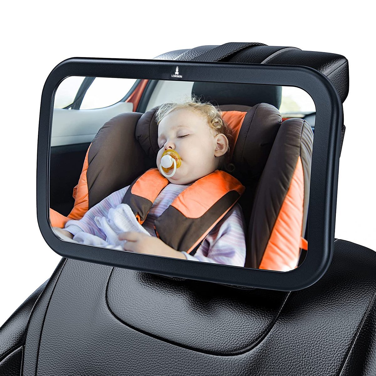 Retrovisor Espelho Interno Infantil Lorben 360° Bebê Conforto Segurança Banco Traseiro Carros - 2