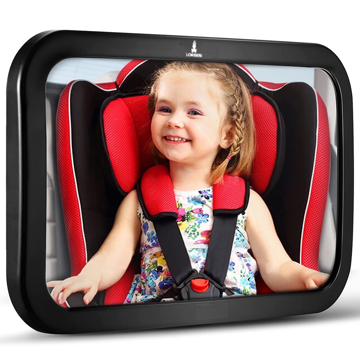 Retrovisor Espelho Interno Infantil Lorben 360° Bebê Conforto Segurança Banco Traseiro Carros
