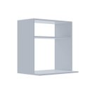 Ver imagem 2 de Suporte Para Micro-ondas e Forno Suspenso Branco Madeira Madeira