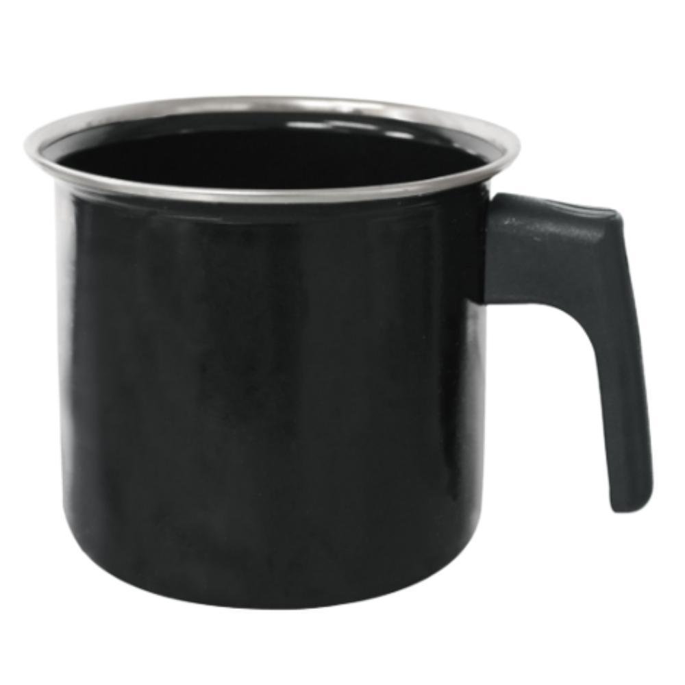 Caneca Leiteira Fervedor 1450ml Indução Preta - Preto - 2