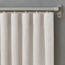Ver imagem 2 de Cortina Gaze de Linho Flamê Basic 3,00x2,70m para Trilho Suíço Sala e Quarto:Branco