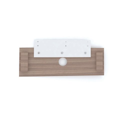 Complemento Central de Painel para TV até 45 Polegadas 120x30cm PE40 Marrom