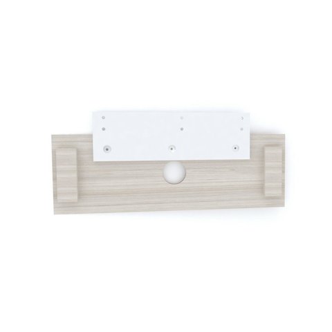 Complemento Central de Painel para TV até 45 Polegadas 120x30cm Bege