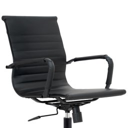 Cadeira de Escritório Moob Berlim Diretor Esteirinha Giratória Com Função Relax Dark - 1