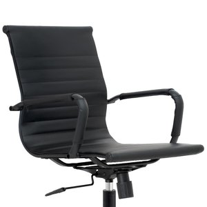 Cadeira de Escritório Moob Berlim Diretor Esteirinha Giratória Com Função Relax Dark