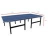 Mesa de Ping Pong Dobrável MDP 15mm 415 com 2 Raquetes 3 Bolinhas Rede e Suporte Procópio - 4