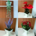 Ver imagem 3 de Vaso Decorativo Triângular Espelhado
