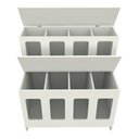 Ver imagem 2 de Expositor de Ração Kids 08 Divisões Agro Granel Vetorial Móveis