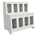 Ver imagem 4 de Expositor de Ração Kids 08 Divisões Agro Granel Vetorial Móveis