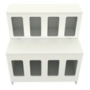 Ver imagem 1 de Expositor de Ração Kids 08 Divisões Agro Granel Vetorial Móveis