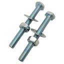 Ver imagem 1 de Kit Parafuso Sextavado 1/4 X 2.1/4 Porca e Arruela 50 Und Belenus