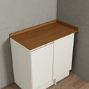 Ver imagem 1 de Tampo para Balcão Canto Reto 94cm Finze Henn