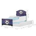 Ver imagem 3 de Bicama Infantil Uly Futebol Bandeiras com Colchões