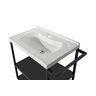 GABINETE ARMARIO PARA BANHEIRO 100% AÇO FERRO C/ PORTA TOALHA - 3