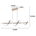 Ver imagem 2 de Pendente Luminária Led 30w 3 Tonalidades Dourado Lp600a