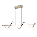 Ver imagem 1 de Pendente Luminária Led 30w 3 Tonalidades Dourado Lp600a