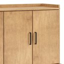 Ver imagem 2 de Buffet Aparador 152cm 4 Portas Storage Carvalho/Preto Z25 - Mpozenato