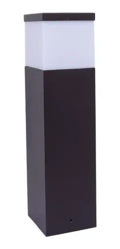 Balizador para Jardim Poste Luminária 15 cm Marrom - 2