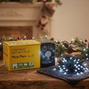 Ver imagem 3 de Pisca Pisca Natalino 100 Leds Branco Fio Preto 4,15m 127V