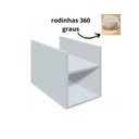 Ver imagem 3 de Suporte Para Cpu E Nobreak Estabilizador De Mdf Com Rodízios