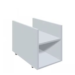 Suporte Para Cpu E Nobreak Estabilizador De Mdf Com Rodízios - 1