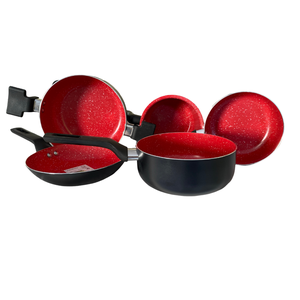 Conjunto de Panelas 5 Peças com Revestimento Cerâmico Linha Classic