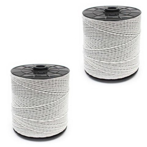 Kit 2 Fio Eletroplastico Cordoalha Aco 15x6 - 250m Igecast