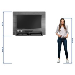 Painel para Tv até 49 Polegadas 2 Nichos Verona Notável - 3