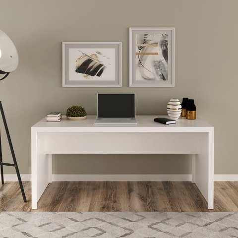 Mesa para Escritório Me4109 Branco Tecnomobili