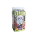 Ver imagem 1 de Pote Plástico Cozinha Fileto 2,5l Candy Color - Pote Hermético 2,5 - Pote Rosca Organizador Mantimen