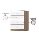 Ver imagem 7 de Cômoda Quarto Infantil 65cm 4 Gavetas Lola H02 - D'Rossi