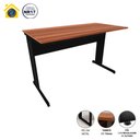 Ver imagem 3 de Mesa Escrivaninha de Estudos 135cm X 60cm Pé Metal F5 Office