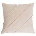 Ver imagem 2 de Kit 2 Capas de Almofada Linho Cru Drapeada Bege Cru 45x45cm