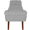 Ver imagem 5 de Puff Recamier Decorativo com Tachas 160 cm Santorini P05 Veludo Cinza - Lyam Decor