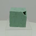 Ver imagem 5 de Vaso Decorativo Enfeite Planta Aparador Cubo Resina 12x15x15cm Verde