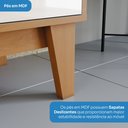 Ver mais imagens de Rack para TV até 70 Polegadas 160cm 03 Portas Cinamomo/Off White Veneto
