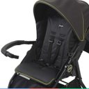 Ver imagem 3 de Carrinho Bebê Berço Passeio 3 Rodas Recém Nascido Á 15kg Reclinável 4 Posições Cr3 Neon Burigotto