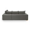 Sofá de Canto 5 Lugares 270cm Retrátil e Reclinável Cinza - 3