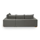 Ver imagem 2 de Sofá De Canto 5 Lugares 270cm Retrátil E Reclinável Cinza