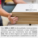 Ver mais imagens de Mesa Escrivaninha Home Office Estilo Industrial 100% Mdf com Usb/tipo-c Embutido:carvalho/freijó