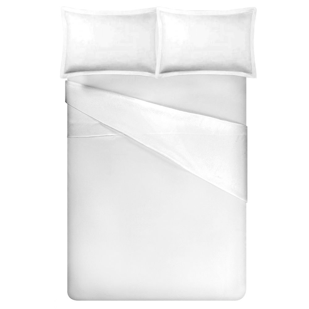 Jogo de Cama Queen Size Liso 300 Fios Nova América:branco - 3