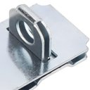 Ver imagem 5 de Dobradiça Porta Cadeado Fecho Trinco Zincado 9,5cm para Portão Gaveta Armário | Silvana | Kit 02 Un