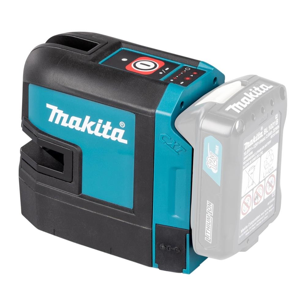 Nivelador Laser de Linhas Cruzadas 25m Resistente Água com Bolsa Suporte de Parede Sk105dz Makita - 4