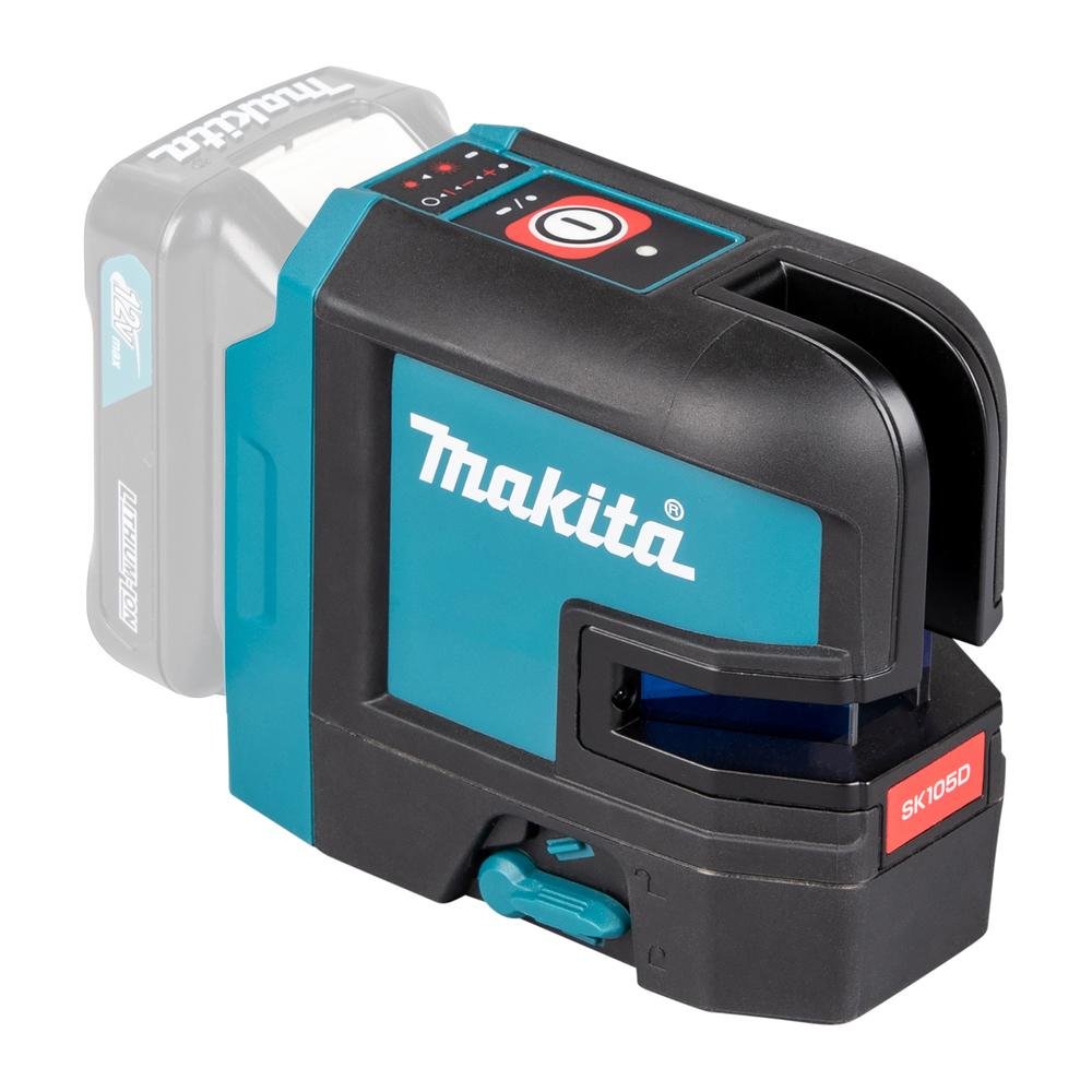 Nivelador Laser de Linhas Cruzadas 25m Resistente Água com Bolsa Suporte de Parede Sk105dz Makita - 8