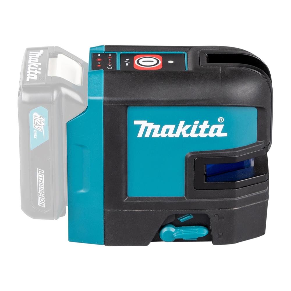 Nivelador Laser de Linhas Cruzadas 25m Resistente Água com Bolsa Suporte de Parede Sk105dz Makita - 2