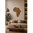 Ver imagem 1 de Mapa Mosaico África em Madeira Natural