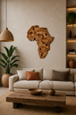 Ver imagem 1 de Mapa Mosaico África em Madeira Natural